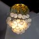 Chandelier waterfall Murano Mazzega, murano crystals " pommes ", Italy, 1970