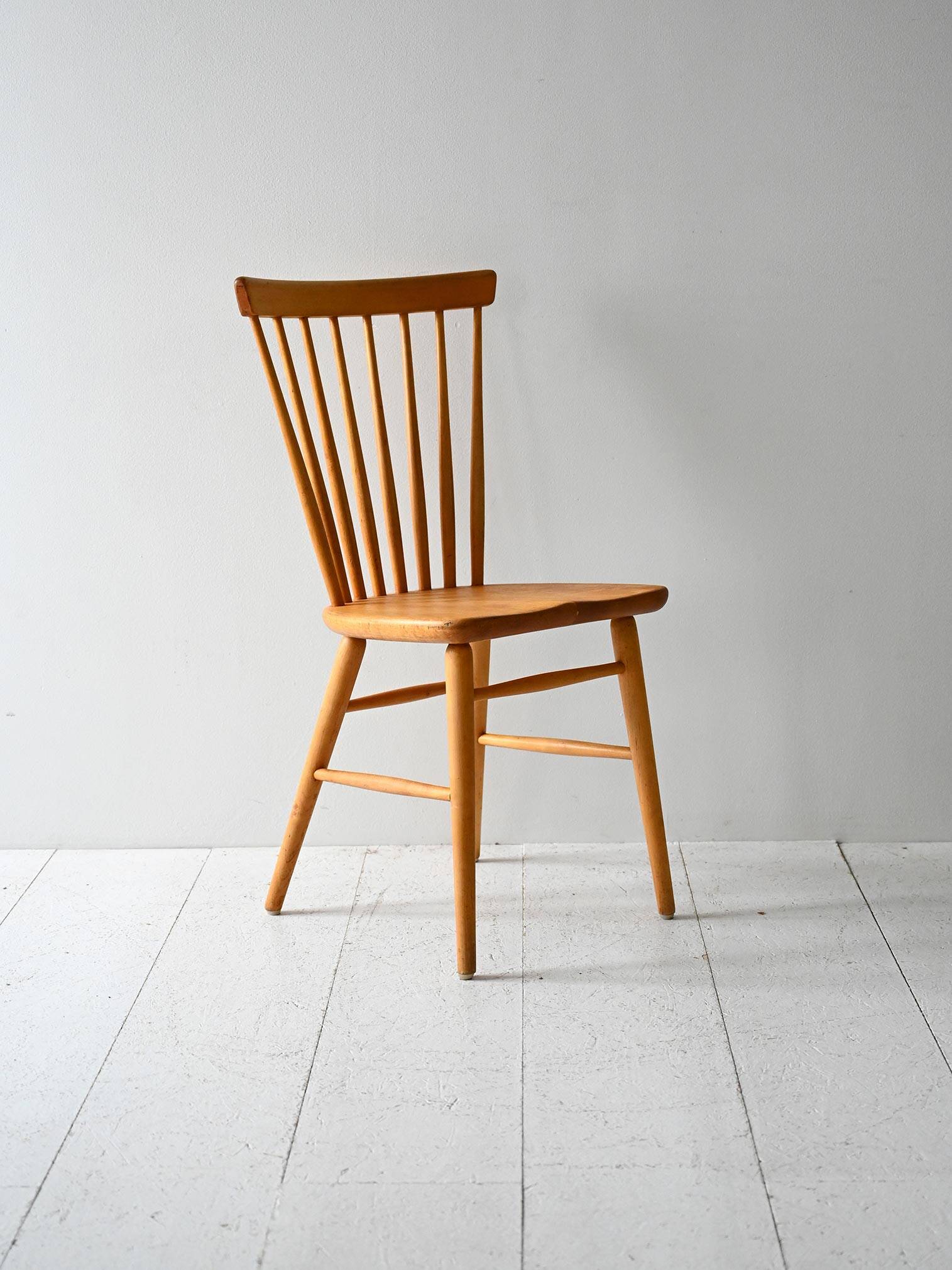 1950s/60s Vintage Scandinavian Pinstolar Chair