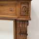 Louis XVI style fireplace in solid fir, 19th century.