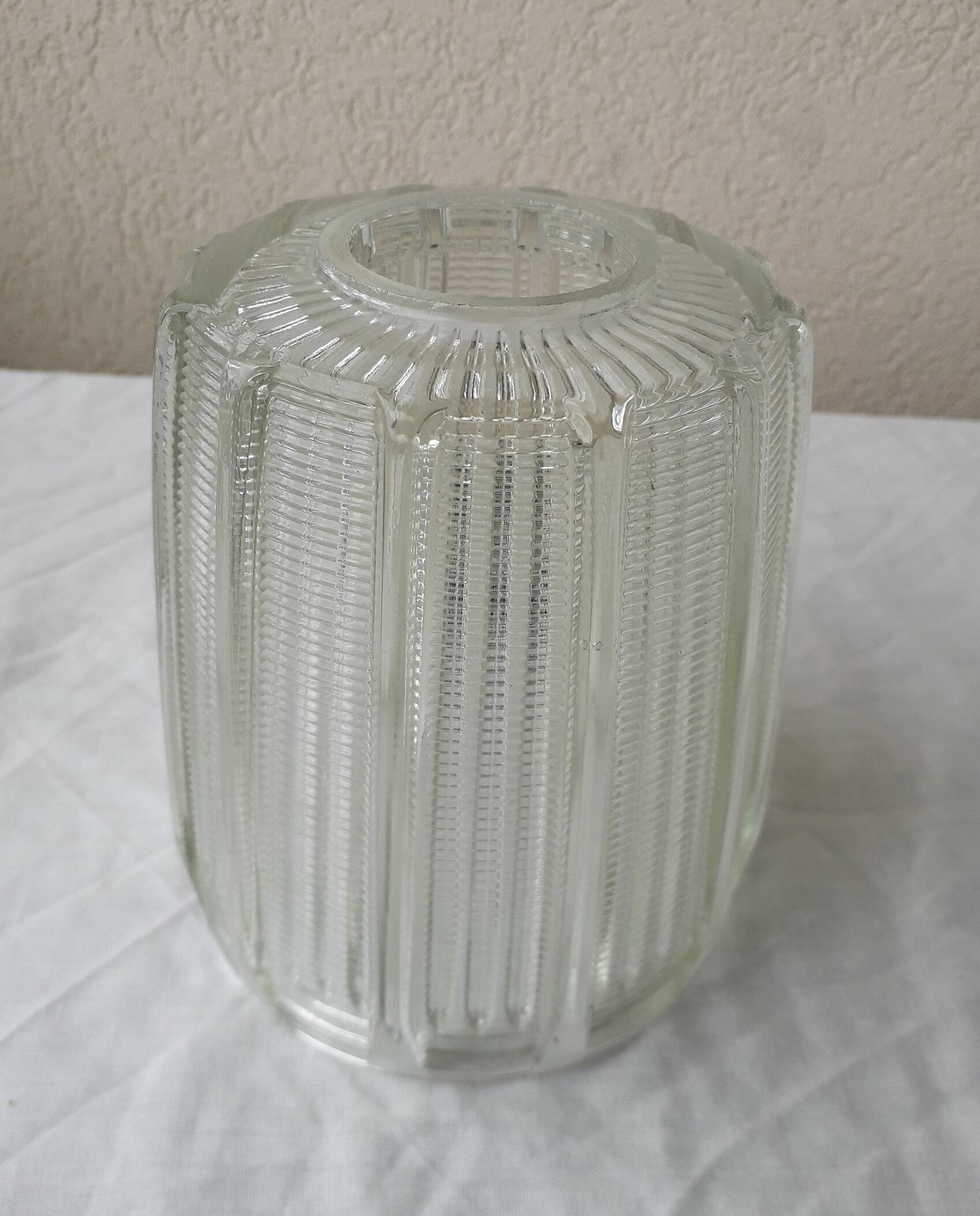 Abat-jour verre holophane