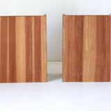 Vintage Italian Rosewood Night Stands, Set of Two