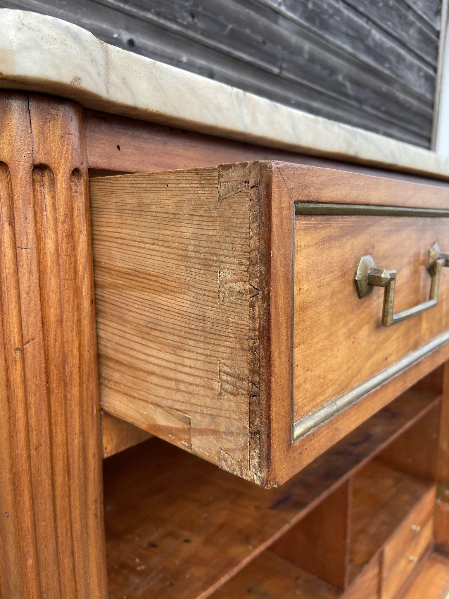 Louis XVI period secretary in 18th century cherry