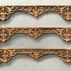 Suite of three cast iron window grille XX century