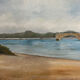 The Avignon Bridge, signed L. Baudoin, 1971