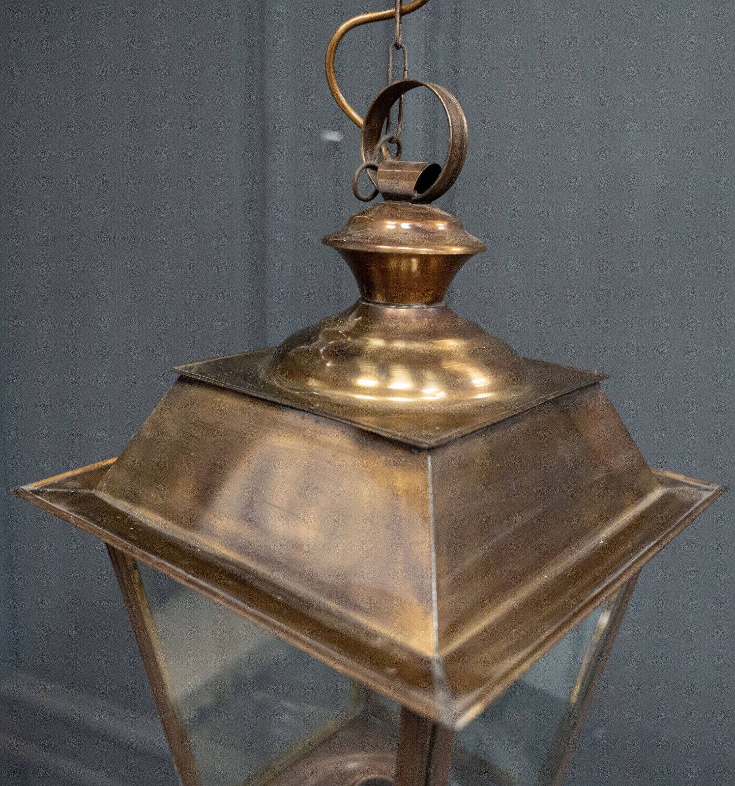 Copper or brass lantern mid-twentieth 1960