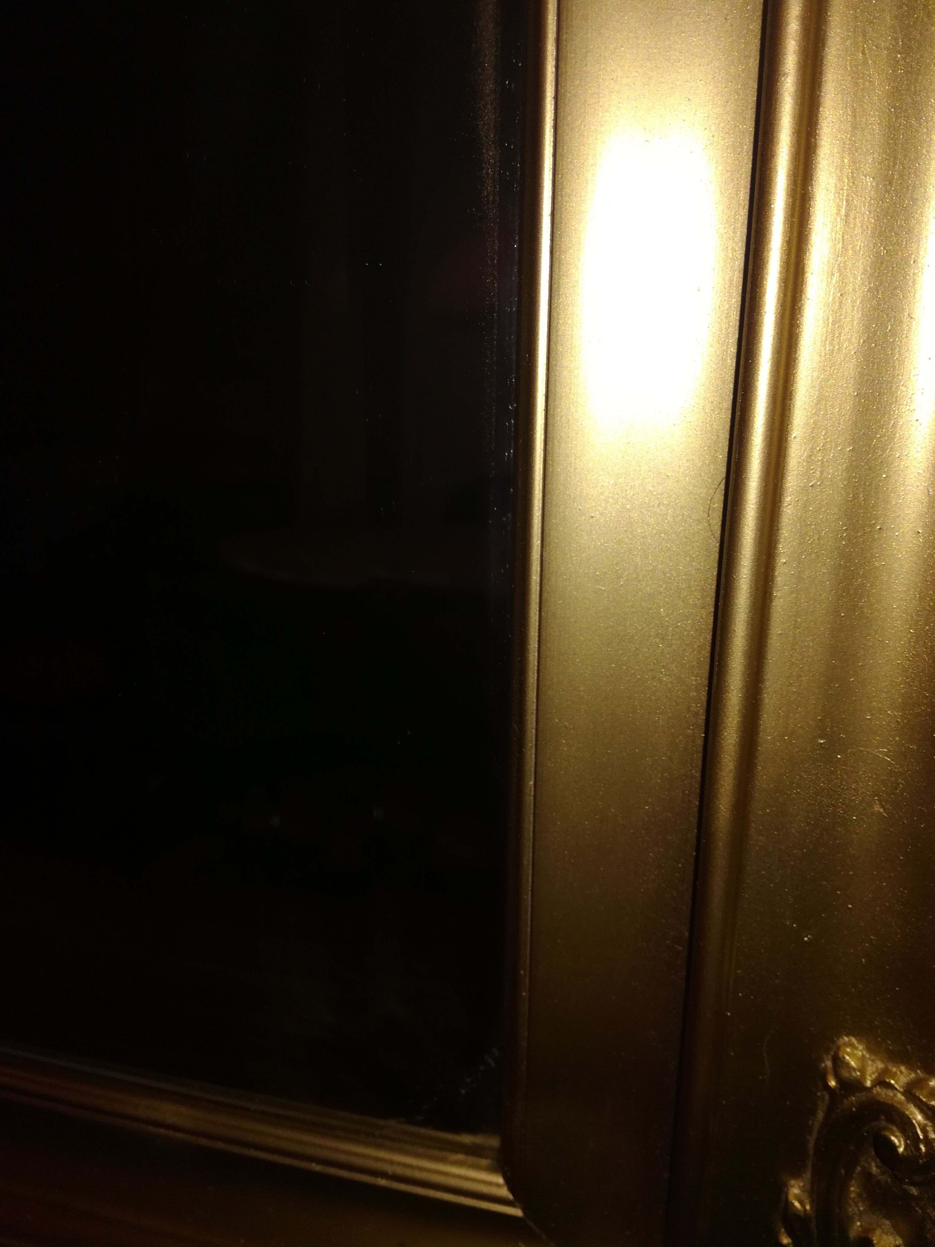 Golden mirror 71x91cm