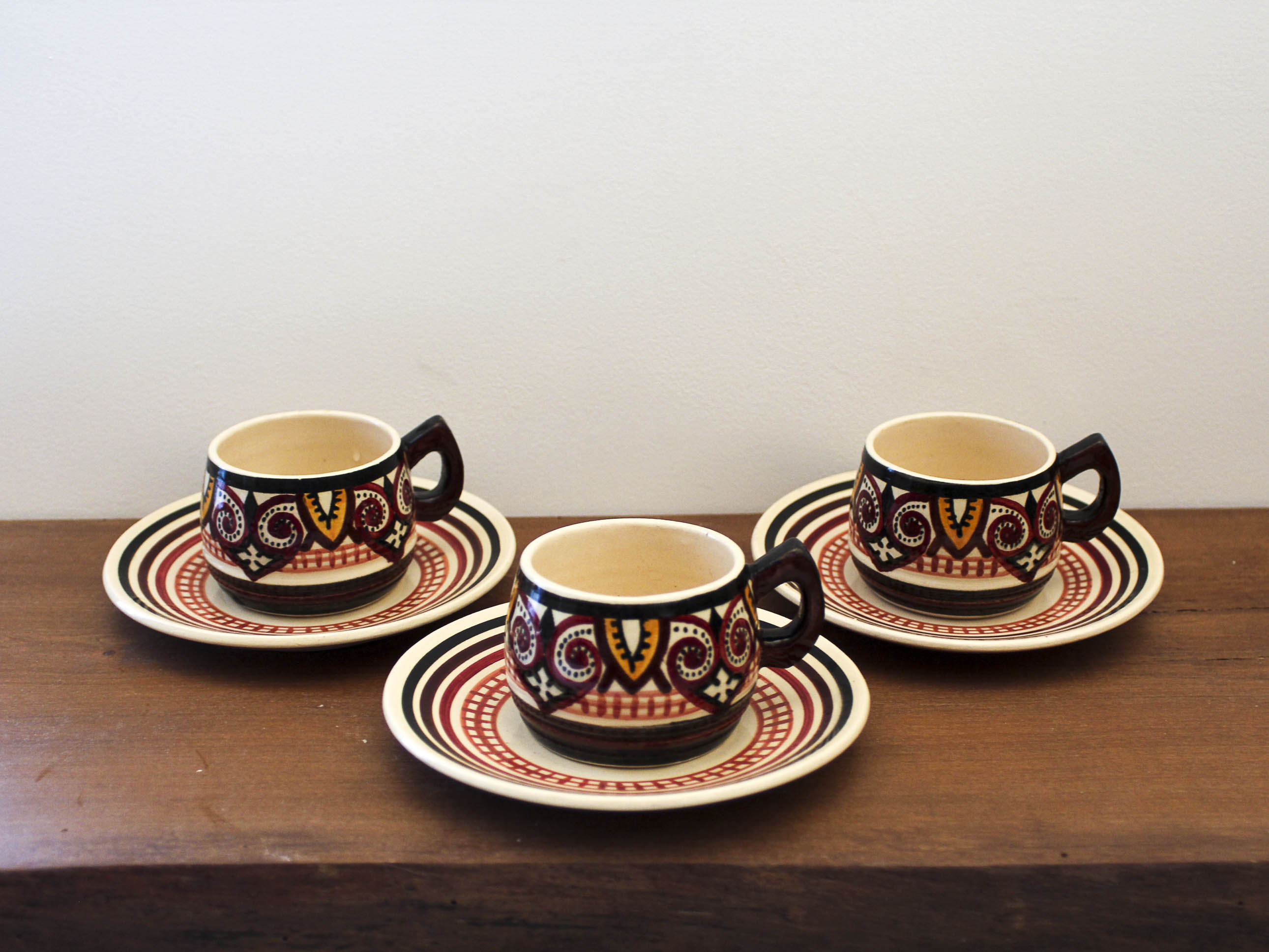 Paul Fouillen Quimper coffee service 40s
