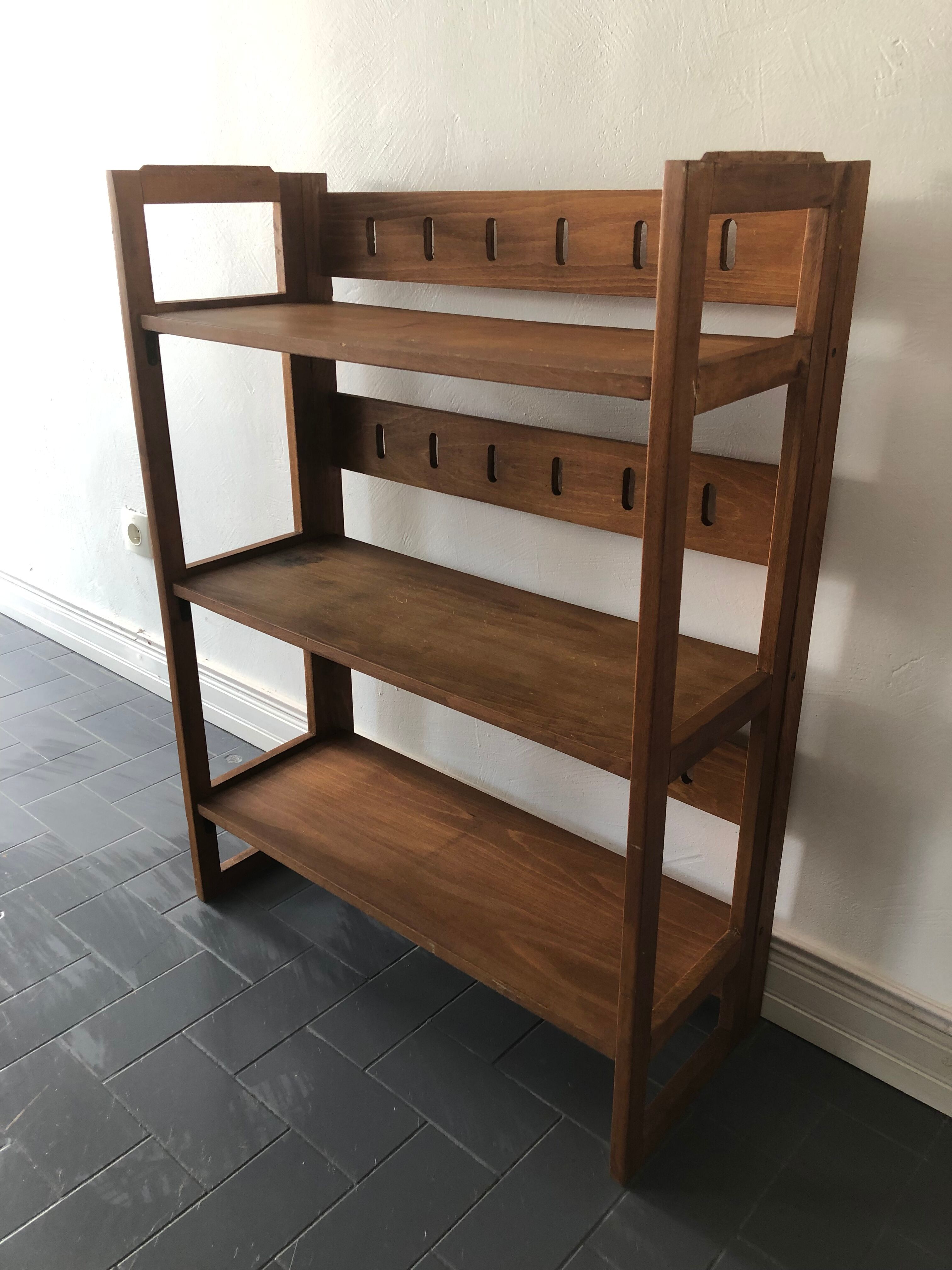 Vintage bookshelves, folding