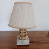 Marble and onyx table lamp, 1960
