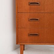 1960s Scandinavian teak chest of drawers