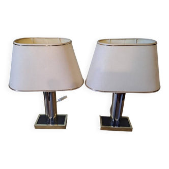 Paire de lampes art déco