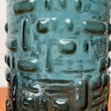 Brutalist Glass Bulb Vase Mid-Century Model F231 by Emil Funke for Gral