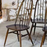 Ercol Quaker chairs and armchairs,