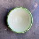 Hand-painted ceramic alcea bowl, size L