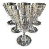 6 Baccarat water glasses