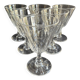 6 Baccarat water glasses