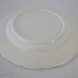 6 white and blue dessert plates, Italy
