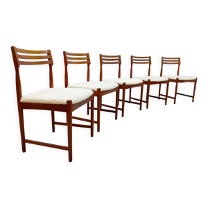 5 chaises de salle à - midcentury