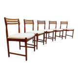 Midcentury design Bovenkamp dining chairs Severin Hansen
