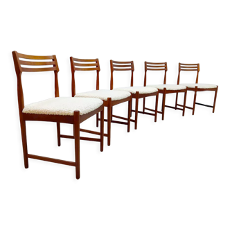 5 chaises de salle à manger Bovenkamp design Midcentury Severin Hansen