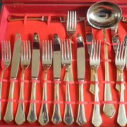 62-piece vintage stainless steel cutlery set, Eme 18/10, Italy