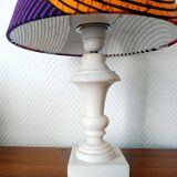 Alabaster lamp and Wax lampshade