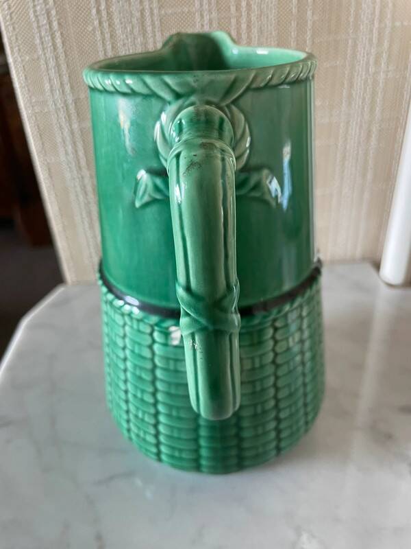 Sarreguemines green carafe number 3