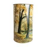 Umbrella door, metal, 80's decorations, vintage