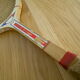 Wooden Gauthier tennis racket with its cover