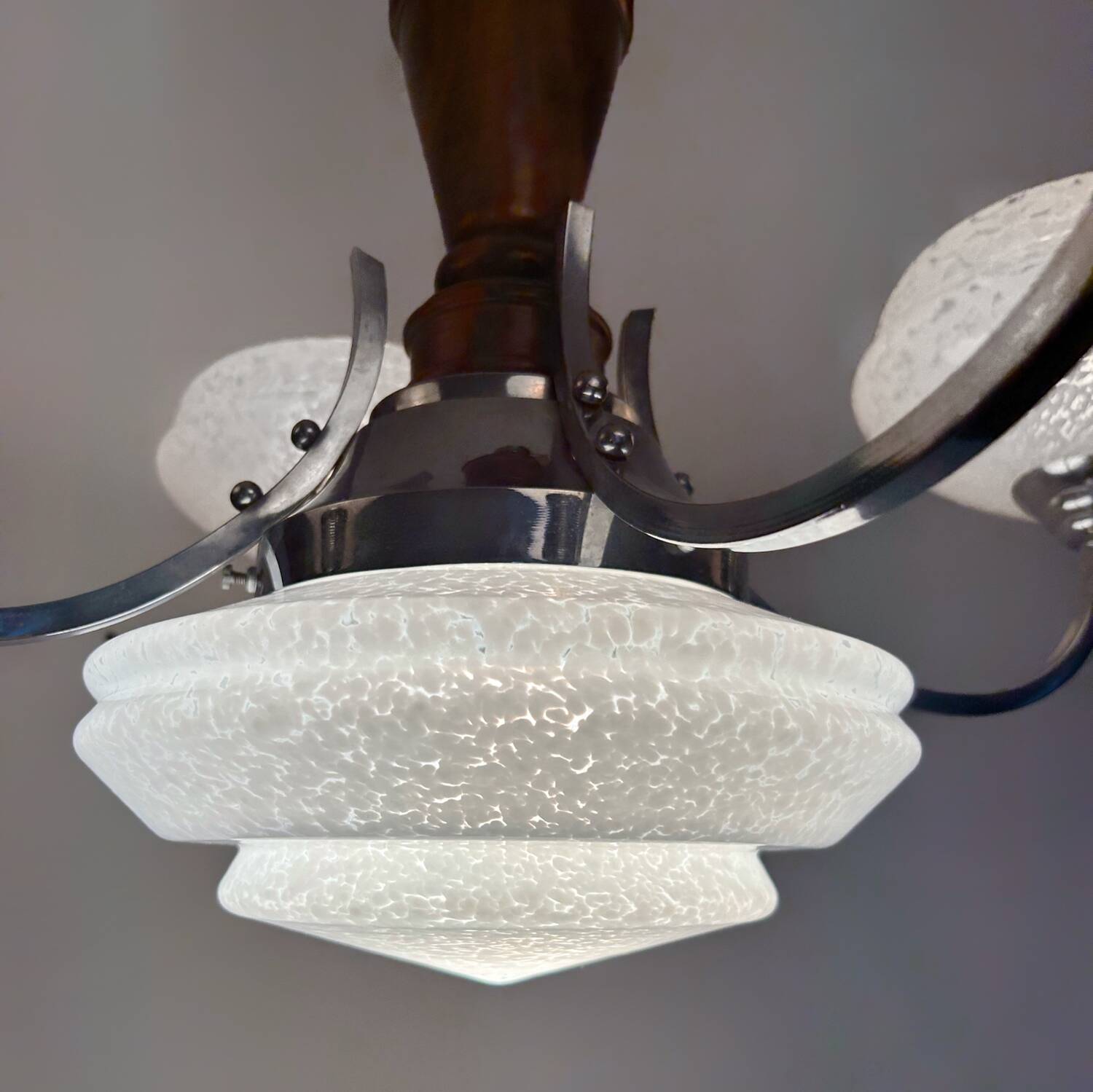 Art Deco bistro chandelier