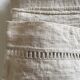 Table cloth reserves of large ivory raw linen kit 280cm