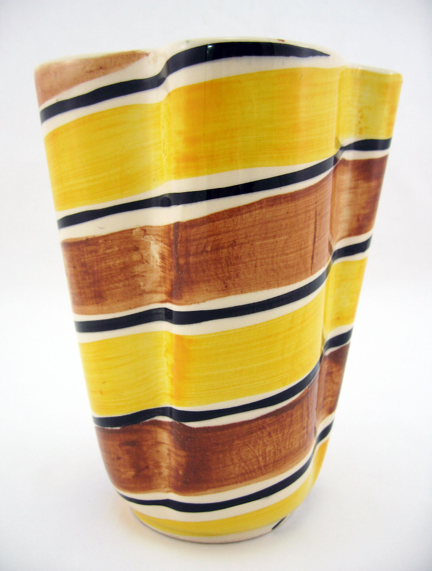 Ceramic handkerchief vase - Poët Laval France - vintage 50s