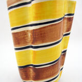 Ceramic handkerchief vase - Poët Laval France - vintage 50s