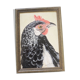 Oil on Wood Framed and Signed Henri Merlet : Coq Noir