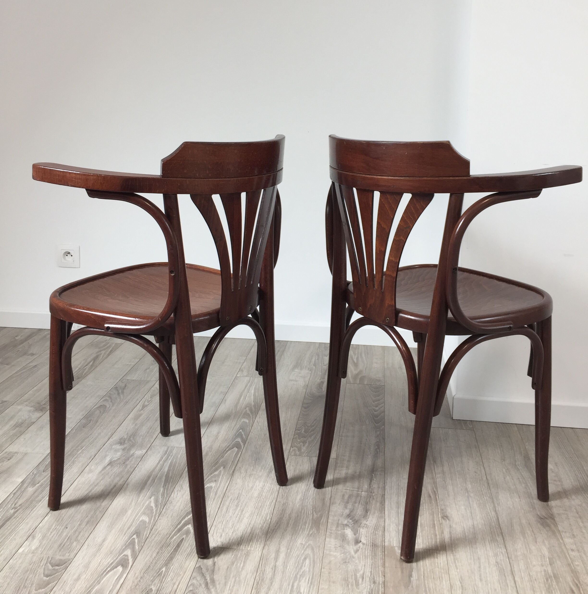 Paire de chaises bistrot