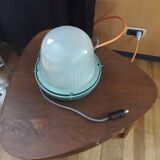 Holophane bedside lamp with vintage pear switch