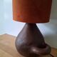Lampe en terre cuite ancienne