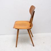 Mid century dining chairs Ton, set of four, 1960