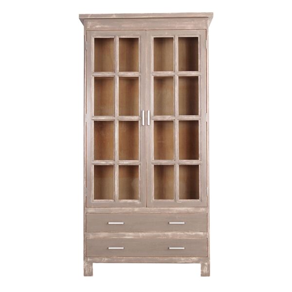 Vitrine en chêne, design danois, années 80, fabrication : Danemark