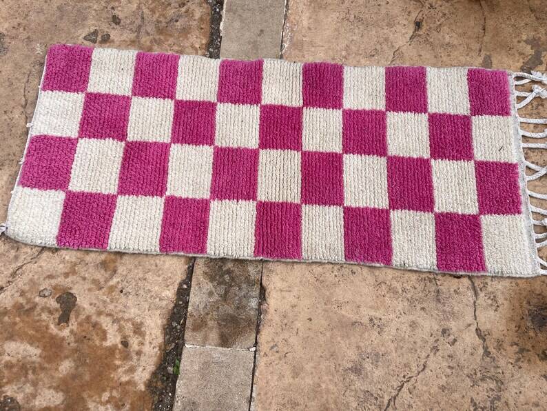 Handmade runner rug 300cm x 90cm