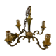 Brass chandelier 4 fires