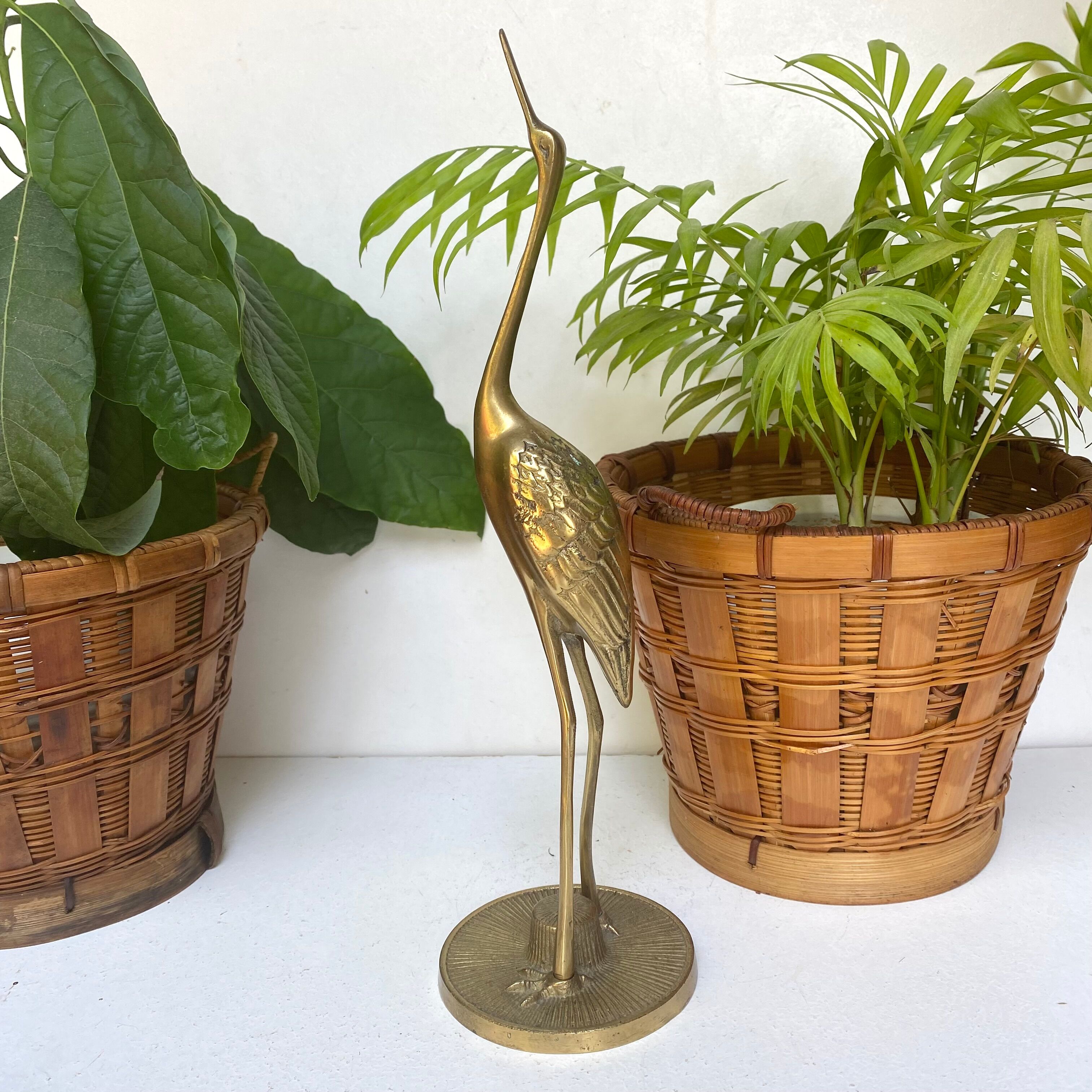 Oiseau en laiton vintage