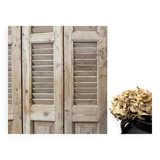 Old folding shutters with louvers
