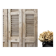 Old folding shutters with louvers