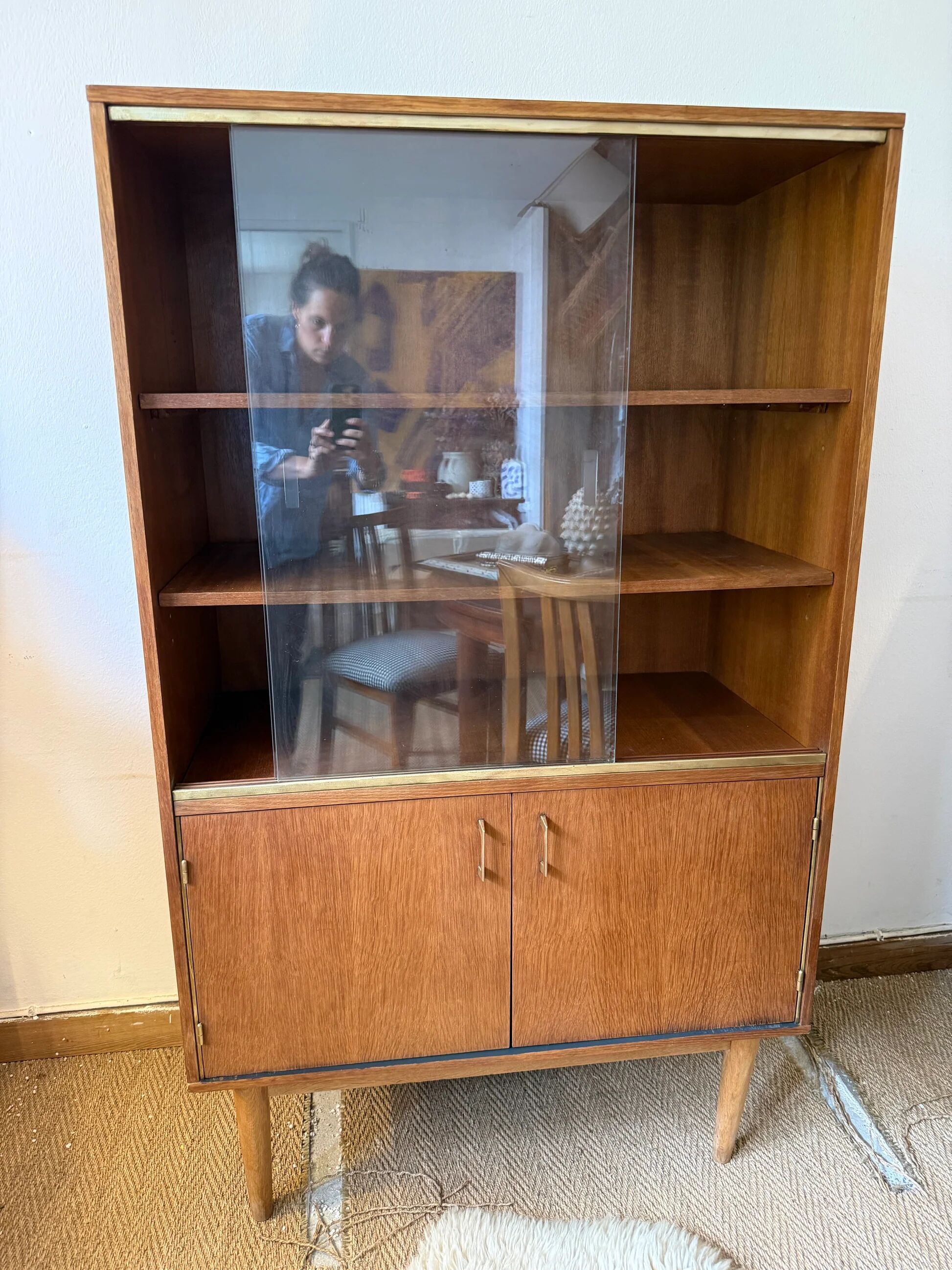 Vaisselier vitrine bibliothèque vintage
