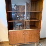 Vintage display cabinet bookshelf