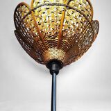 Luminaire en bambou vintage