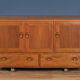 Vintage retro ercol windsor blonde elm sideboard model 468