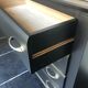Commode vintage noire