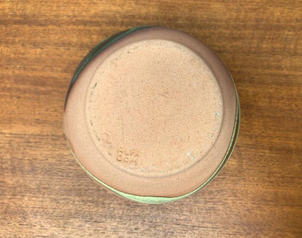 Vintage pottery vase from Alfa Dom Pottery, Dominican Republic.